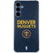 NBA Denver Nuggets Standard - Light Blue Galaxy S24 Clear Case