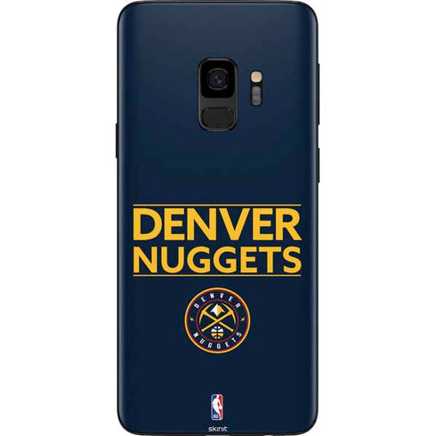 NBA Denver Nuggets Standard - Light Blue Galaxy S9 Skin
