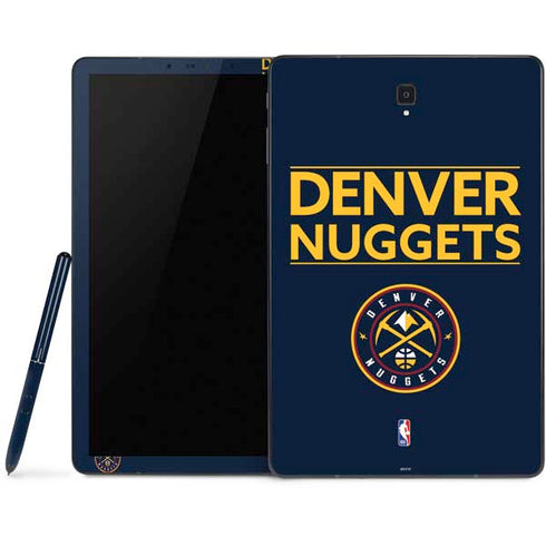 NBA Denver Nuggets Standard - Light Blue Samsung Galaxy Tab Skin