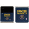 NBA Denver Nuggets Standard - Light Blue Galaxy Z Flip3 5G Skin