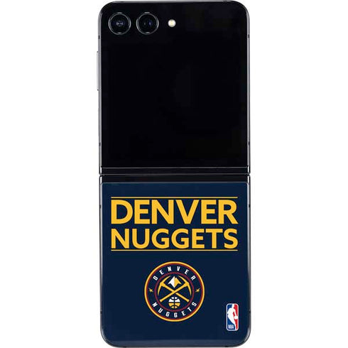 NBA Denver Nuggets Standard - Light Blue Galaxy Z Flip5 5G Skin