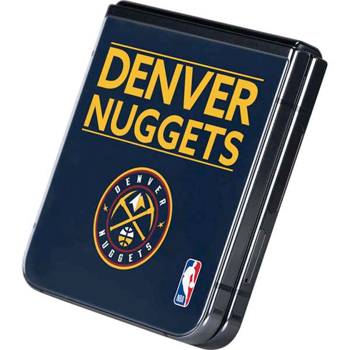 NBA Denver Nuggets Standard - Light Blue Galaxy Z Flip5 5G Skin