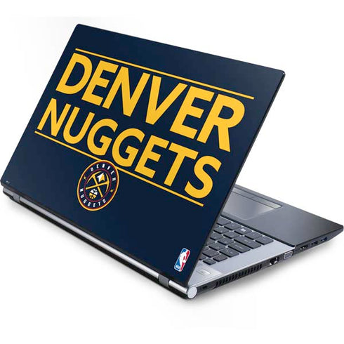 NBA Denver Nuggets Standard - Light Blue Generic Laptop Skin