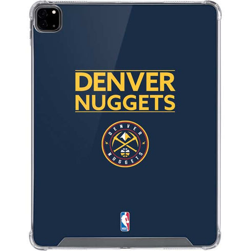 NBA Denver Nuggets Standard - Light Blue iPad Pro 12.9in (2020) Clear Case