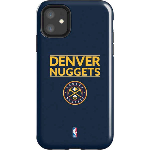 NBA Denver Nuggets Standard - Light Blue iPhone 11 Impact Case