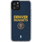 NBA Denver Nuggets Standard - Light Blue iPhone 11 Pro Clear Case