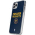 NBA Denver Nuggets Standard - Light Blue iPhone 11 Pro Clear Case
