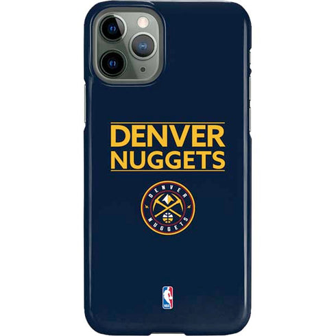 NBA Denver Nuggets Standard - Light Blue iPhone 11 Pro Lite Case