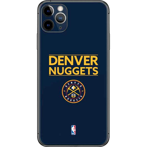 NBA Denver Nuggets Standard - Light Blue iPhone 11 Pro Max Skin