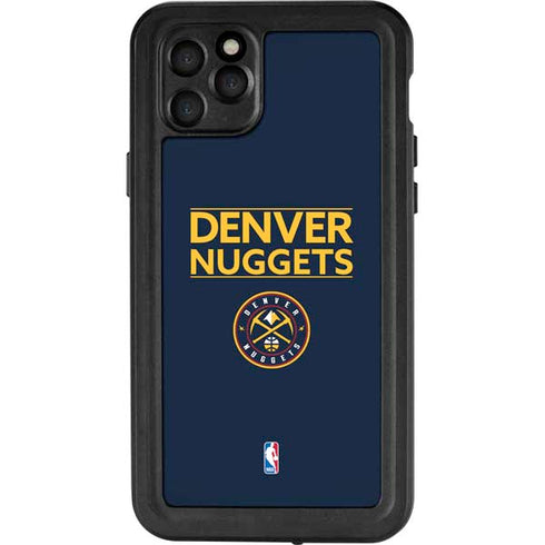 NBA Denver Nuggets Standard - Light Blue iPhone 11 Pro Max Waterproof Case