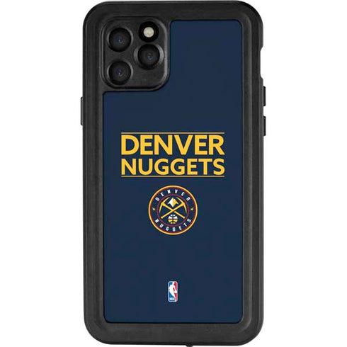 NBA Denver Nuggets Standard - Light Blue iPhone 11 Pro Waterproof Case