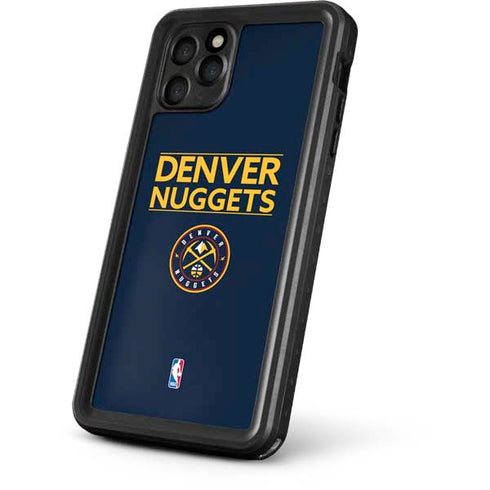 NBA Denver Nuggets Standard - Light Blue iPhone 11 Pro Waterproof Case