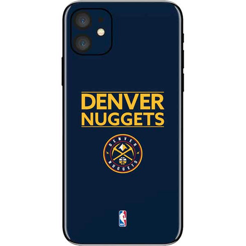 NBA Denver Nuggets Standard - Light Blue iPhone 11 Skin