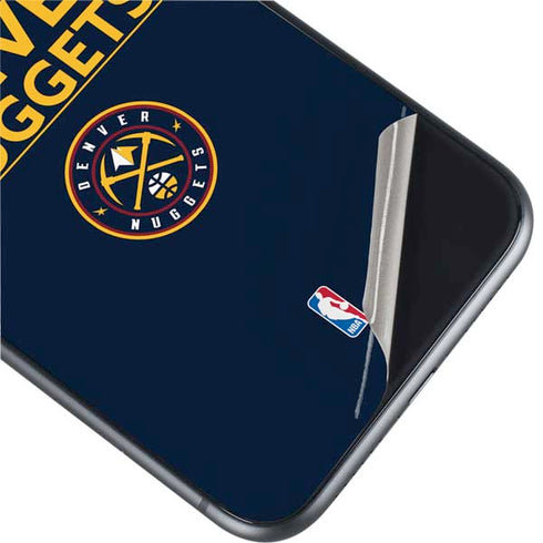 NBA Denver Nuggets Standard - Light Blue iPhone 11 Skin