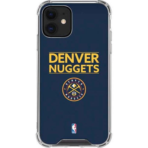 NBA Denver Nuggets Standard - Light Blue iPhone 12 Mini Clear Case