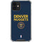 NBA Denver Nuggets Standard - Light Blue iPhone 12 Mini Clear Case