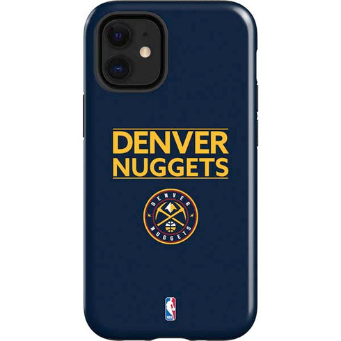 NBA Denver Nuggets Standard - Light Blue iPhone 12 Mini Impact Case
