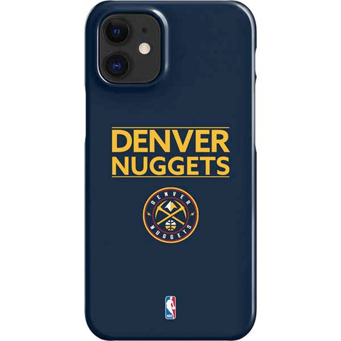 NBA Denver Nuggets Standard - Light Blue iPhone 12 Mini Lite Case