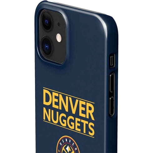 NBA Denver Nuggets Standard - Light Blue iPhone 12 Mini Lite Case