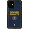 NBA Denver Nuggets Standard - Light Blue iPhone 12 Mini Waterproof Case