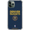 NBA Denver Nuggets Standard - Light Blue iPhone 12 Pro Clear Case