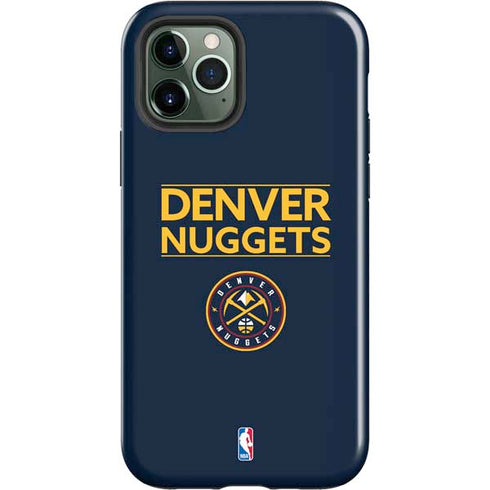 NBA Denver Nuggets Standard - Light Blue iPhone 12 Pro Impact Case