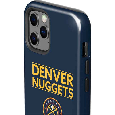 NBA Denver Nuggets Standard - Light Blue iPhone 12 Pro Impact Case
