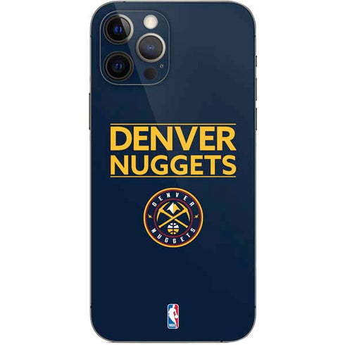 NBA Denver Nuggets Standard - Light Blue iPhone 12 Pro Skin