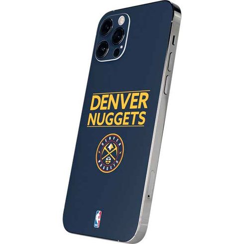 NBA Denver Nuggets Standard - Light Blue iPhone 12 Pro Skin