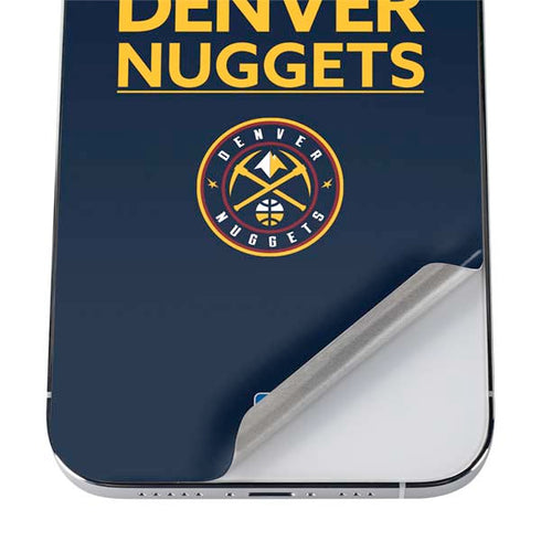 NBA Denver Nuggets Standard - Light Blue iPhone 12 Pro Skin