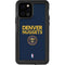 NBA Denver Nuggets Standard - Light Blue iPhone 12 Pro Waterproof Case