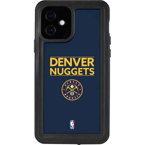 NBA Denver Nuggets Standard - Light Blue iPhone 12 Waterproof Case