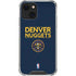 NBA Denver Nuggets Standard - Light Blue iPhone 13 Clear Case
