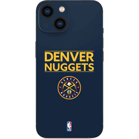 NBA Denver Nuggets Standard - Light Blue iPhone 13 Mini Skin