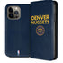 NBA Denver Nuggets Standard - Light Blue iPhone 13 Pro Max Folio Case