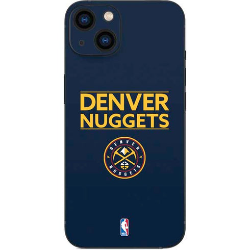 NBA Denver Nuggets Standard - Light Blue iPhone 13 Skin