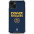 NBA Denver Nuggets Standard - Light Blue iPhone 14 Clear Case