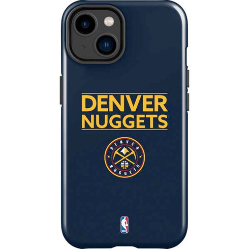NBA Denver Nuggets Standard - Light Blue iPhone 15 Plus Impact Case