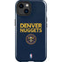 NBA Denver Nuggets Standard - Light Blue iPhone 15 Plus Impact Case