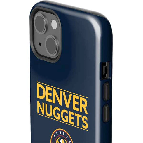 NBA Denver Nuggets Standard - Light Blue iPhone 15 Plus Impact Case