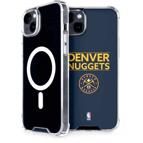 NBA Denver Nuggets Standard - Light Blue iPhone 15 Plus MagSafe Case