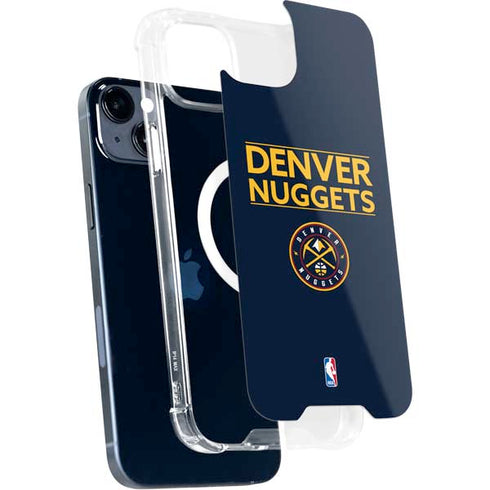 NBA Denver Nuggets Standard - Light Blue iPhone 15 Plus MagSafe Case