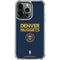 NBA Denver Nuggets Standard - Light Blue iPhone 14 Pro Clear Case