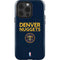 NBA Denver Nuggets Standard - Light Blue iPhone 14 Pro Impact Case