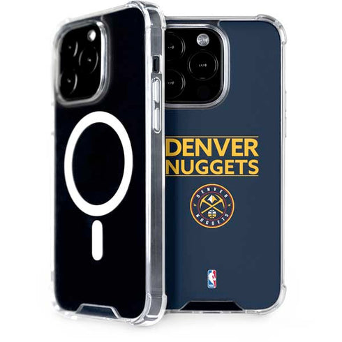 NBA Denver Nuggets Standard - Light Blue iPhone 15 Pro MagSafe Case