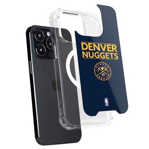NBA Denver Nuggets Standard - Light Blue iPhone 15 Pro MagSafe Case