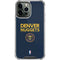 NBA Denver Nuggets Standard - Light Blue iPhone 14 Pro Max Clear Case