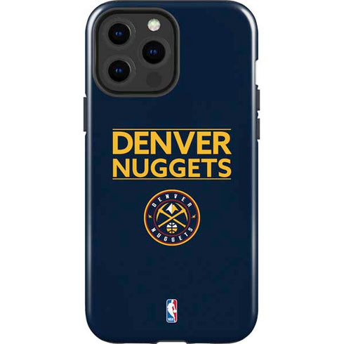 NBA Denver Nuggets Standard - Light Blue iPhone 15 Pro Max Impact Case