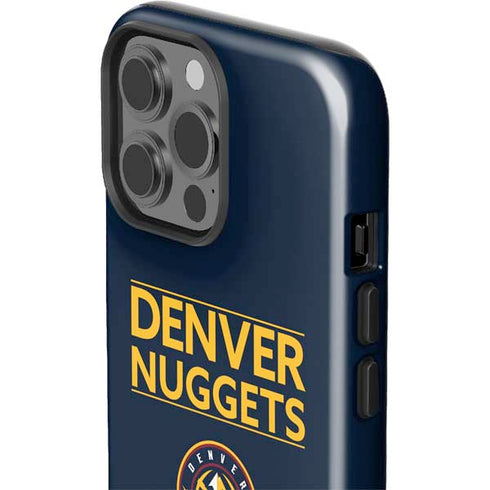 NBA Denver Nuggets Standard - Light Blue iPhone 14 Pro Max Impact Case