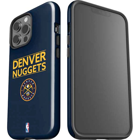NBA Denver Nuggets Standard - Light Blue iPhone 14 Pro Max Impact Case